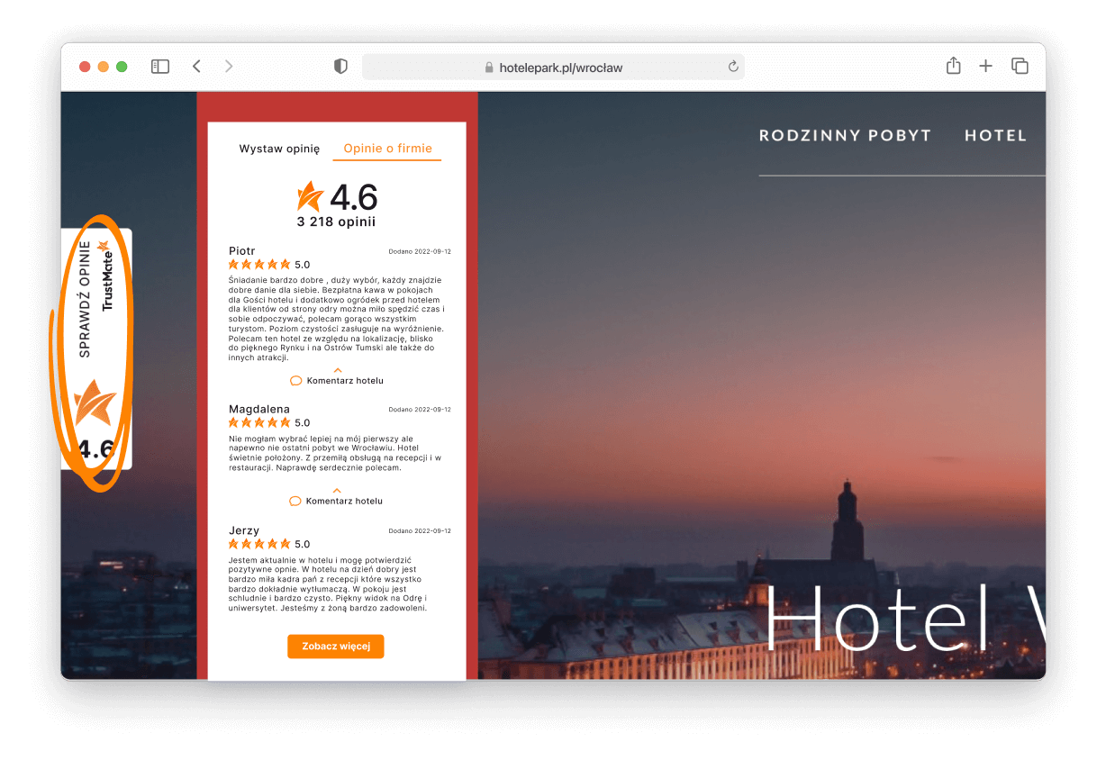 hotels page