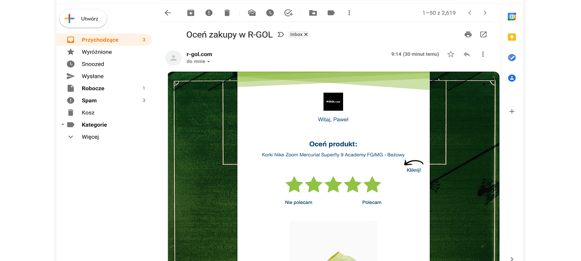 custom email