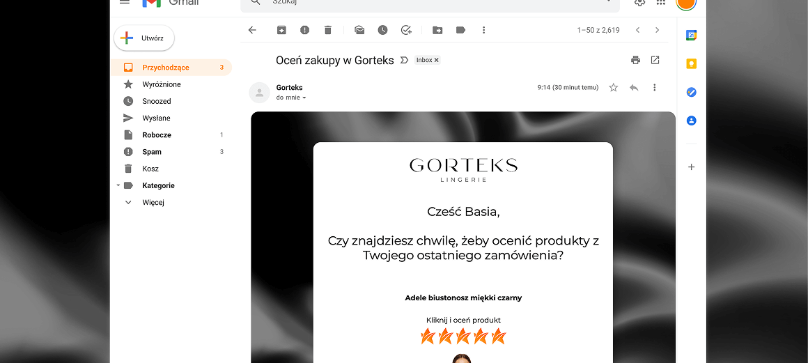 gorteks custom email