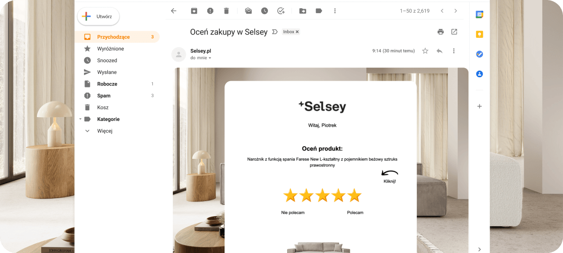 selsey custom email