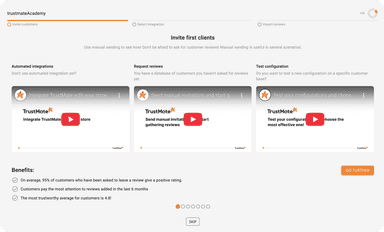 ⚡ Quick Start - simplified onboarding + TrustMate Academy